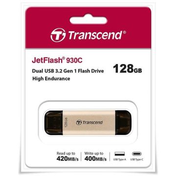   Transcend JetFlash 930 TLC 128GB USB 3.2 Typ-C (TS128GJF930C)
