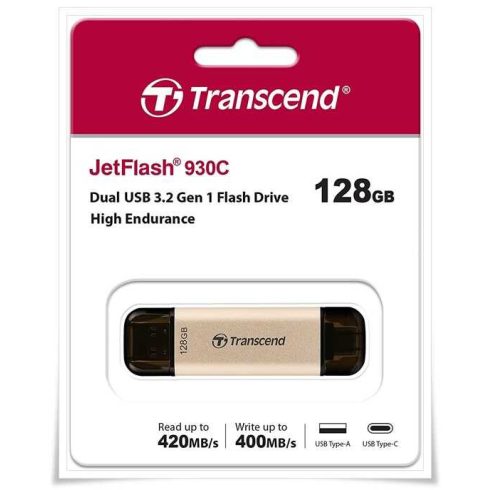 Transcend JetFlash 930 TLC 128GB USB 3.2 Typ-C (TS128GJF930C)
