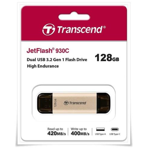 Transcend JetFlash 930 TLC 128GB USB 3.2 Typ-C (TS128GJF930C)