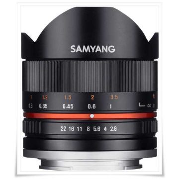  Samyang 8mm f/2.8 UMC Fish-eye II (Sony E)