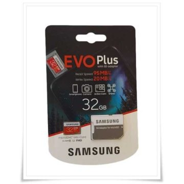   Samsung MicroSD Card EVO+ 32GB Class10 + Adapter MB-MC32GA/EU