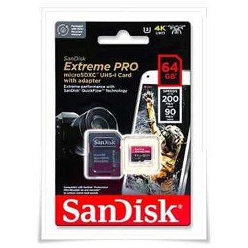 SanDisk Extreme PRO microSDXC 64GB (SDSQXCU-064G-GN6MA)