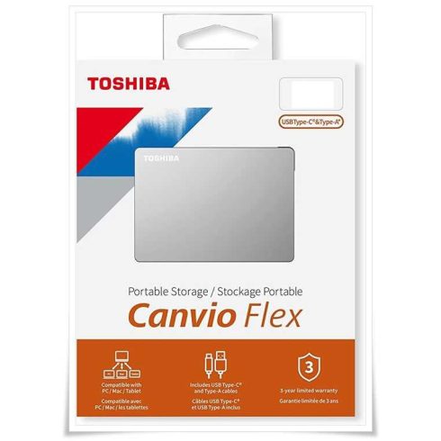 Toshiba 2.5 Canvio Flex 2TB USB-C (HDTX120ESCAA)