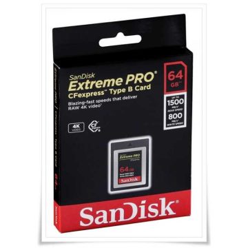 SanDisk CF Express Type 2 64GB Extreme Pro SDCFE-064G-GN4NN