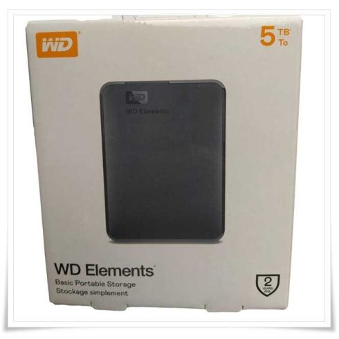 Western Digital WD Elements Portable USB 3.0 5TB  (WDBU6Y0050BBK-WESN)