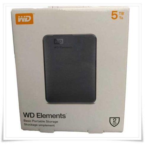 Western Digital WD Elements Portable USB 3.0 5TB  (WDBU6Y0050BBK-WESN)
