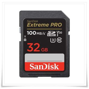    SanDisk Extreme PRO SDHC 32GB UHS-I/U3/C10 (SDSDXXO-032G-GN4IN)