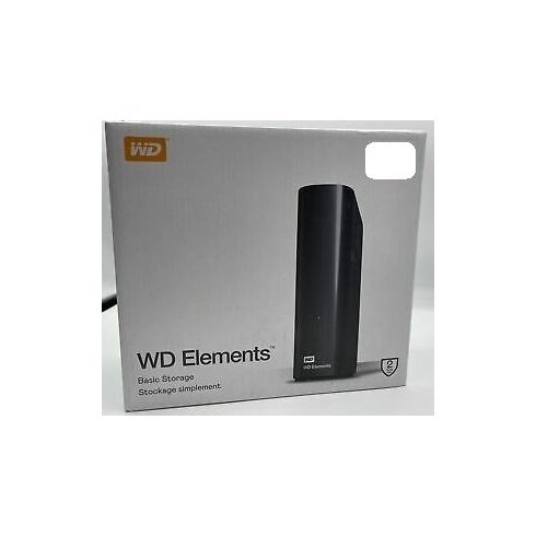 Western Digital WD Elements Desktop 10TB USB3.0 Fekete (WDBWLG0100HBK)