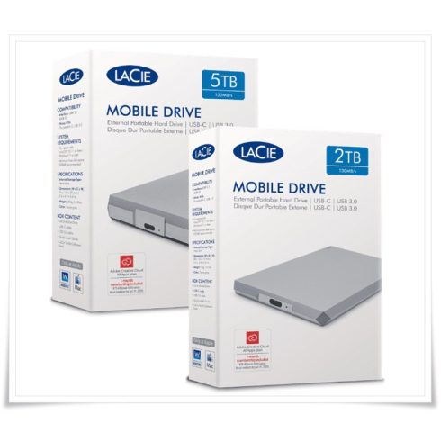 LACIE Mobile Drive USB 3.1-C 5TB (STHG5000400)