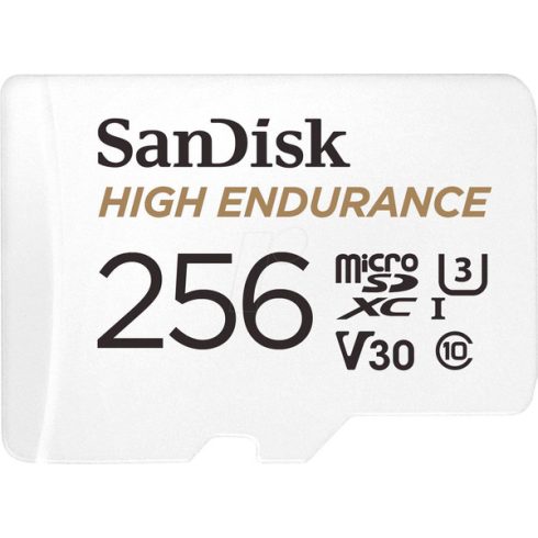 SanDisk microSDHC 256GB High Endurance Video U3 V30 + SD adapter (SDSQQNR-256G-GN6IA)