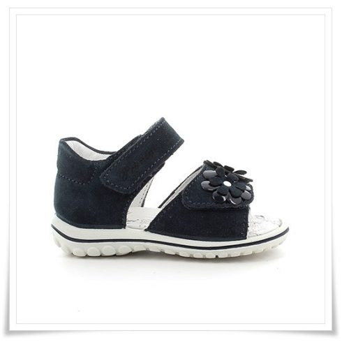 PRIMIGI sötétkék  virágos lány szandál (22,23, méret)