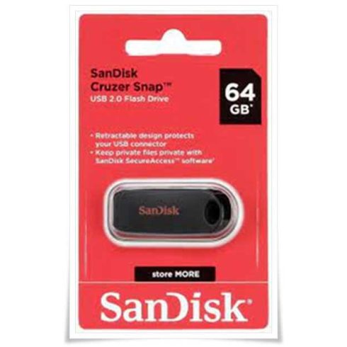 SanDisk Cruzer Snap 128GB USB 2.0 SDCZ62-128G-G35