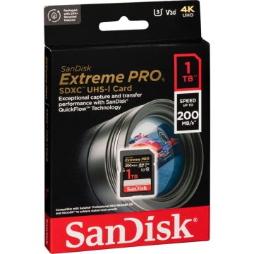   SanDisk Extreme Pro SDXC 1TB UHS-I C10 U3 V30 (SDSDXXD-1T00-GN4IN)