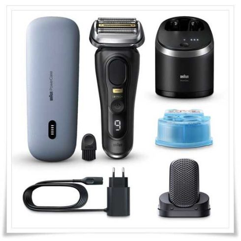 Braun Series 9 Pro+ 9590cc System wet&dry Atelier Black